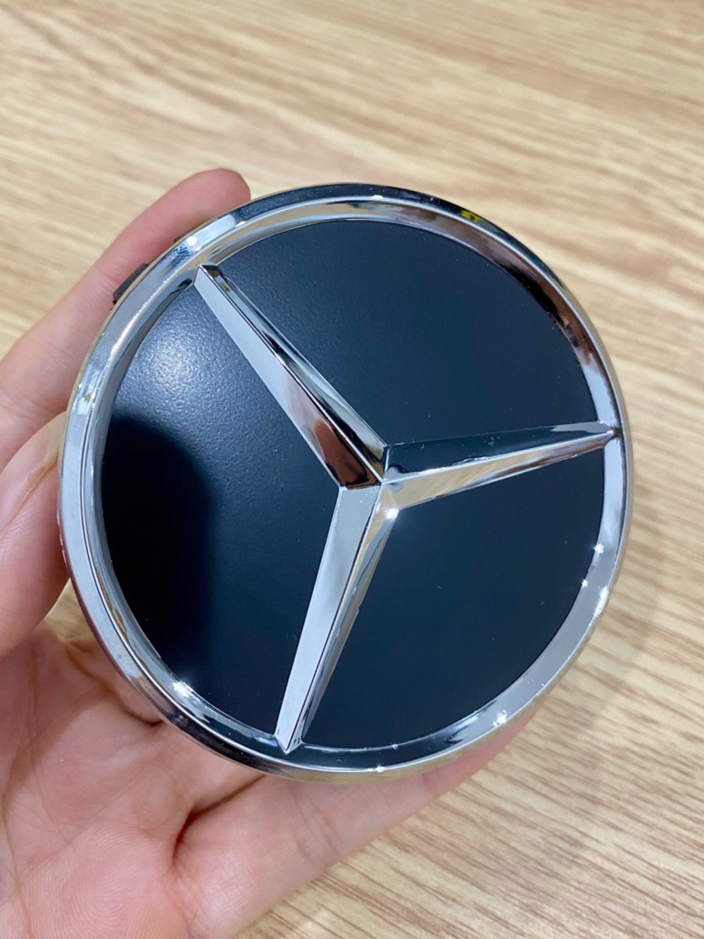 4PCS Black Wheel Center Caps for Mercedes Benz Replacement Set Fits Most Models